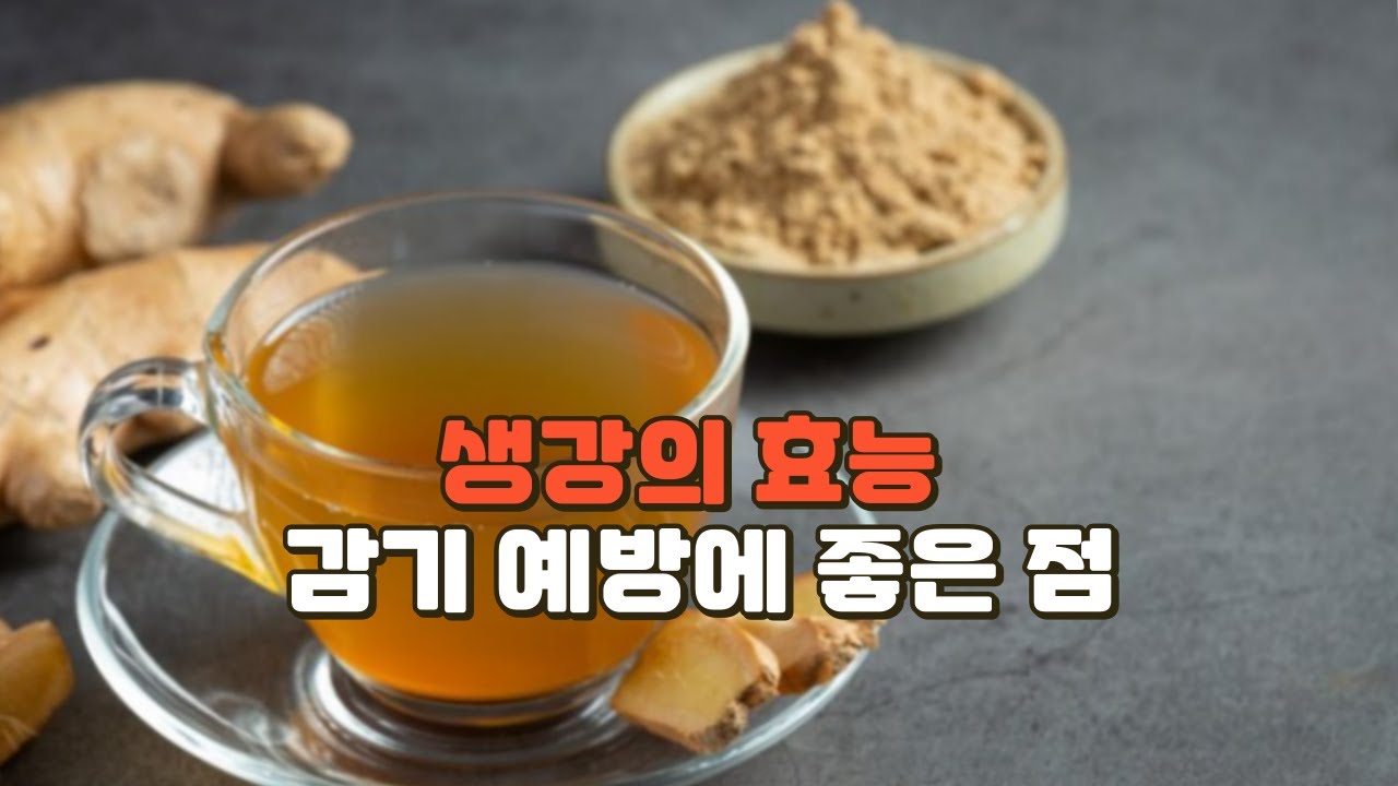 생강의 효능 I 특징 I 감기 예방에 좋은 점 | 맛있게 먹는법 I 생강 레시피 I - YouTube