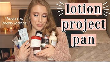 LOTION PROJECT PAN: intro!