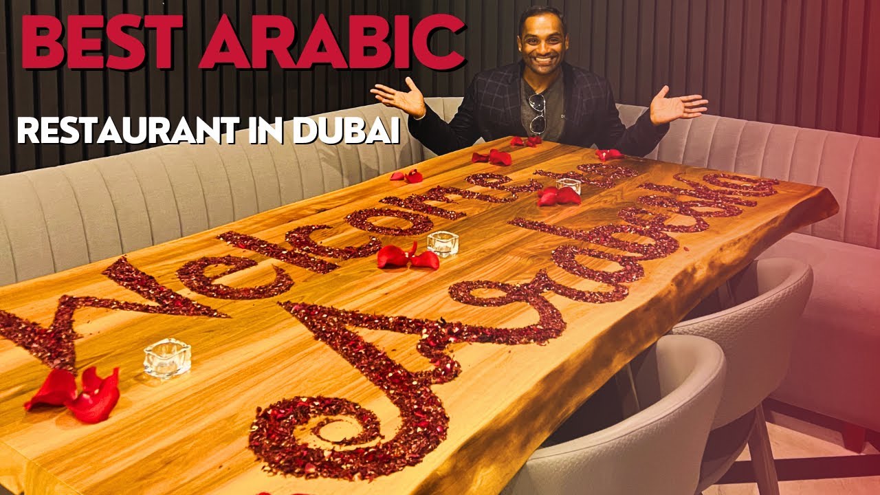 Dubai Arabic Restaurant| Best Arabic Restaurant in Dubai| Indias Top Anchor Vlogs Dubai | Abner Dias