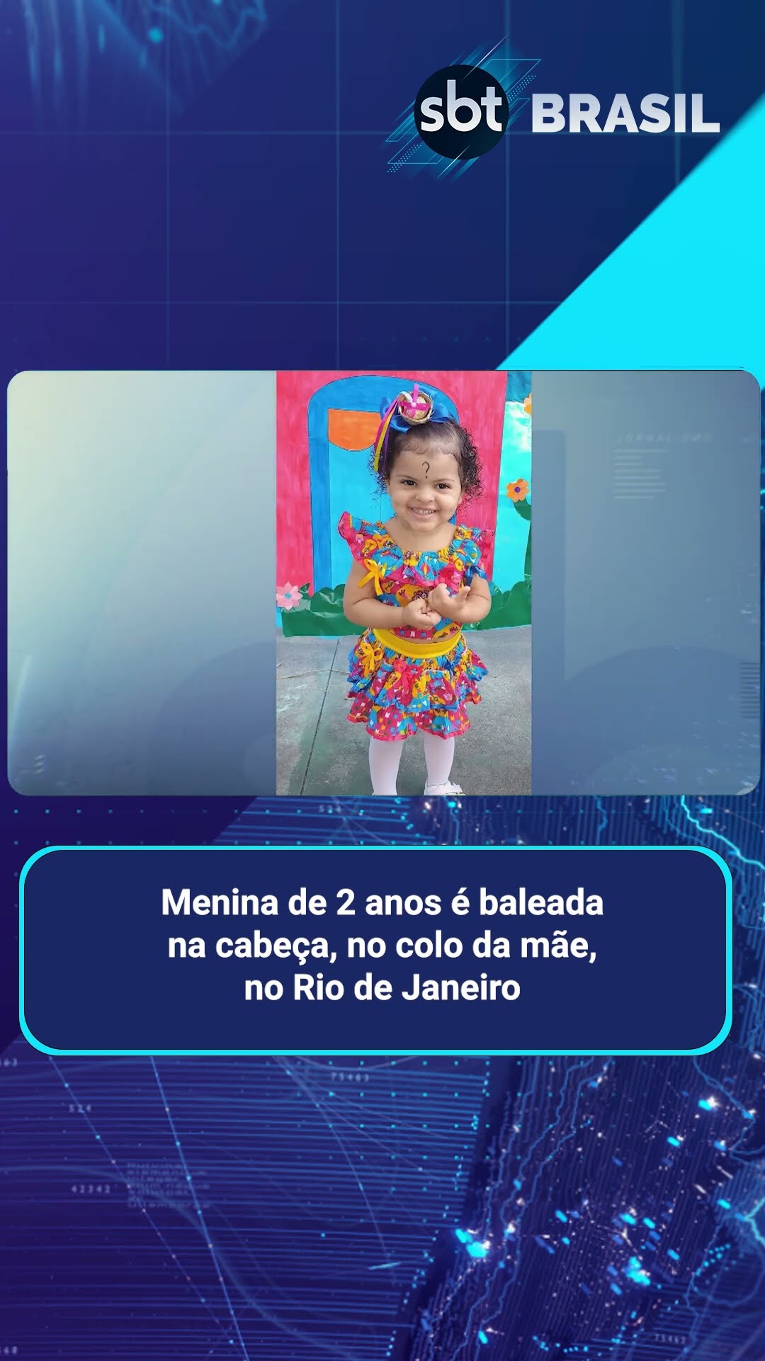 Menina de 2 anos é baleada no colo da mãe ao voltar da praia no Rio | SBT Brasil (27/01/25)