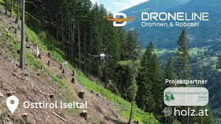 Aufforstung mit DJI Agras in Osttirol | DRONELINE & WGI-Holz #1
