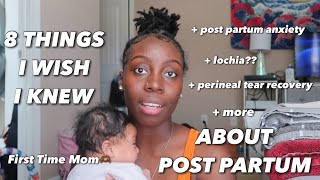 8 THINGS I WISH I KNEW ABOUT POSTPARTUM AS A FIRST TIME MOM!!♥