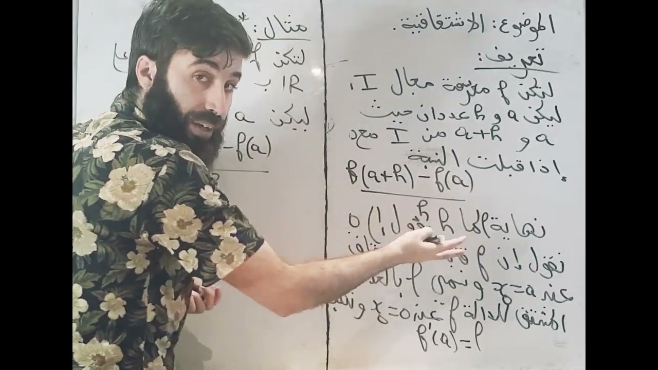الاشتقاقية| العدد المشتق، الدالة المشتقة، المستقيم المماس.