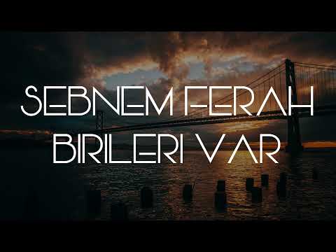 ŞEBNEM FERAH || BİRİLERİ VAR (LYRİCS)