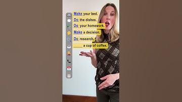 DO or MAKE in English #learnenglish #grammar