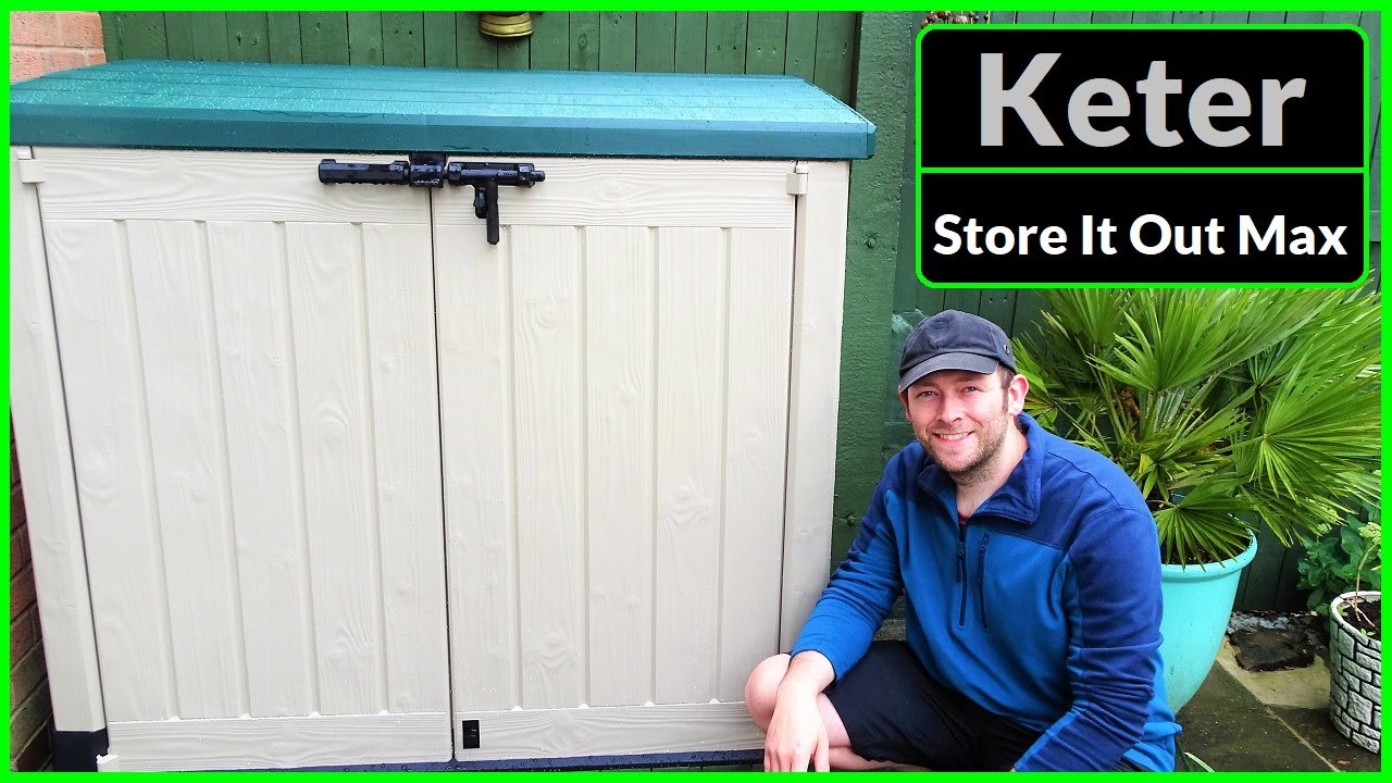 Keter Keter Store It Out Max 1200L Storage Shed Beige/Green 