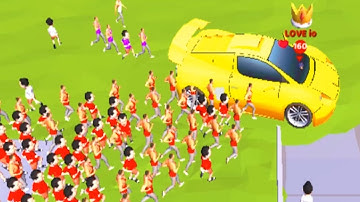 Love.io (Crowd City) Fun io games All Levels Gameplay Android,ios #6