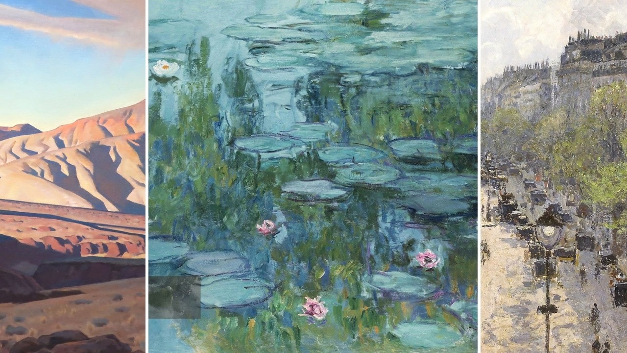 Fine Art TV — Silent Art Gallery · September 5 Afternoon | Monet · Water Lilies & others