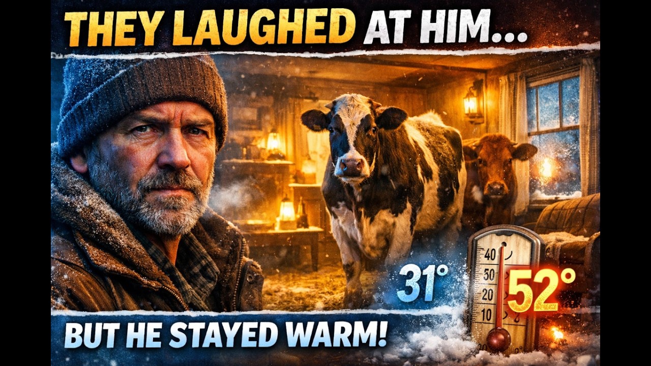 “He Put Cows in His Living Room – Neighbors Mocked Until It Kept His House 52°F!”
