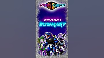 NovaSaurs devlog 1: a summary of my on-rails shooter with music syncing and rollercoaster mechanics!