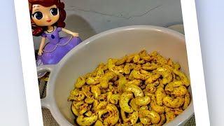 Masala Cashew Masala Kaju 5 Minutes Recipe flavouredbites 