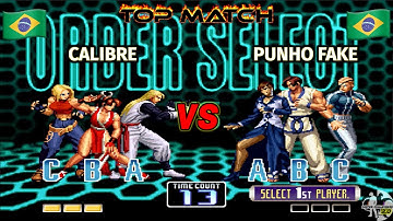 CALIBRE vs. PUNHO FAKE FT5 TOP MATCH BRASIL KOF 2002