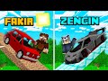 FAK?R ARABA RAMPA VS ZENG?N ARABA RAMPA! ? - Minecraft