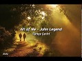 All of Me - John Legend (Türkçe Çeviri)