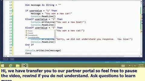 Branching with the If…  Then …  Else Decision Statement