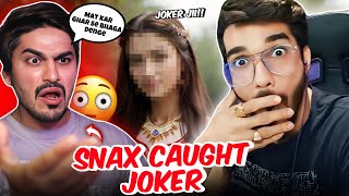 Snax Caught Joker Being Naughty😳 Funny BGMI Highlight😂