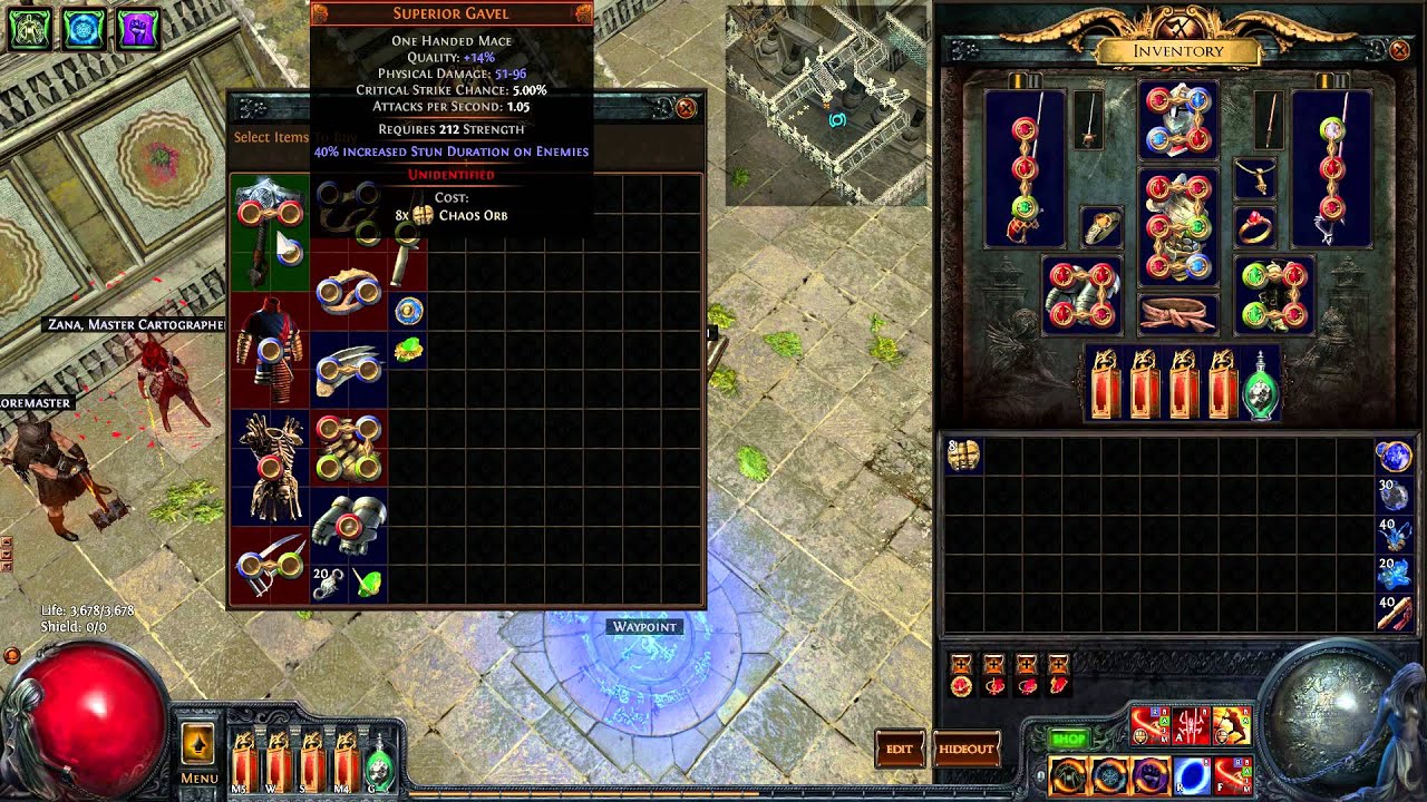 POE -  Buying Mjolner from Vorici