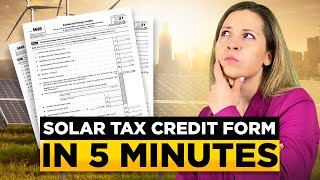 How to claim Solar Tax Credit  30% off your solar system!