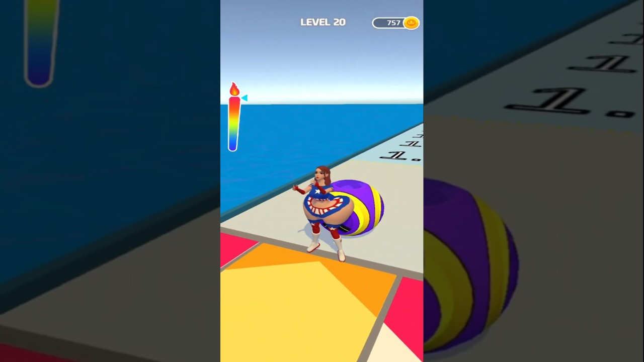 👯‍♀️ Girl Booty Clash #20 🍑🏈 | Bodybuilding Game Fun 💪🎉 | Girl Strength Game 💃💪