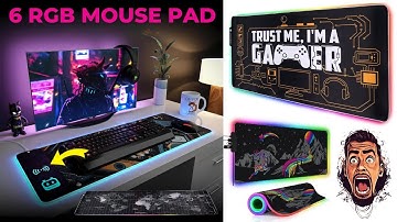 Top 6 RGB Gaming Mouse Pads You NEED to Try in 2025! #rgbgamingmousepad