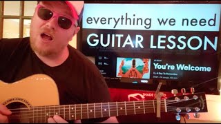 How To Play Everything We Need Guitar A Day To Remember easy guitar tutorial beginner lesson chords