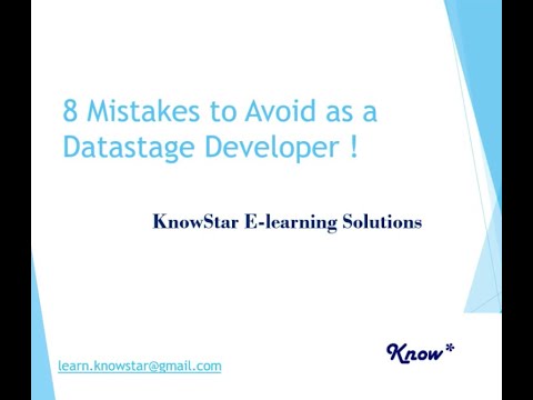 8 Mistakes to