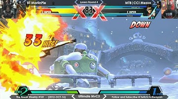 The Break #181   UMvC3 L4   BT MarlinPie VS MTB CCI Mezza