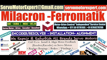 How to install Align Milacron Ferromatik Resolver Angle Adjust Motor Saudi KSA Qatar ARAB UAE India