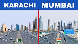 Mumbai vs Karachi | which is the more developed ?  کراچی‎ vs मुंबई 🇵🇰 🇮🇳