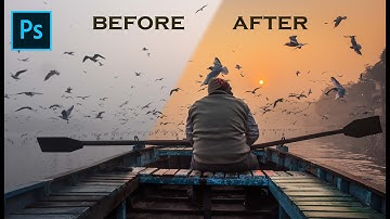 How to Add Dramatic Colors to Landscapes in Photoshop Post Processing - Editing Tutorial E01