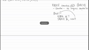 SYSC 2003 - For Loops in HC12