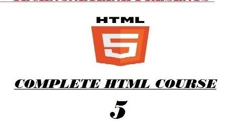 HTML Learning course free Part-5||Web design||Web development||Website Design
