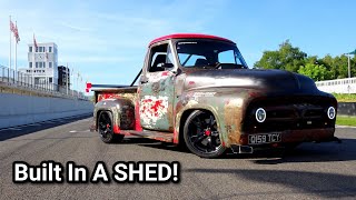 1955 Ford F100 + Nissan 370Z + Custom Chassis! Mongrel Dogz Racing F170Z Build Story and Drive...