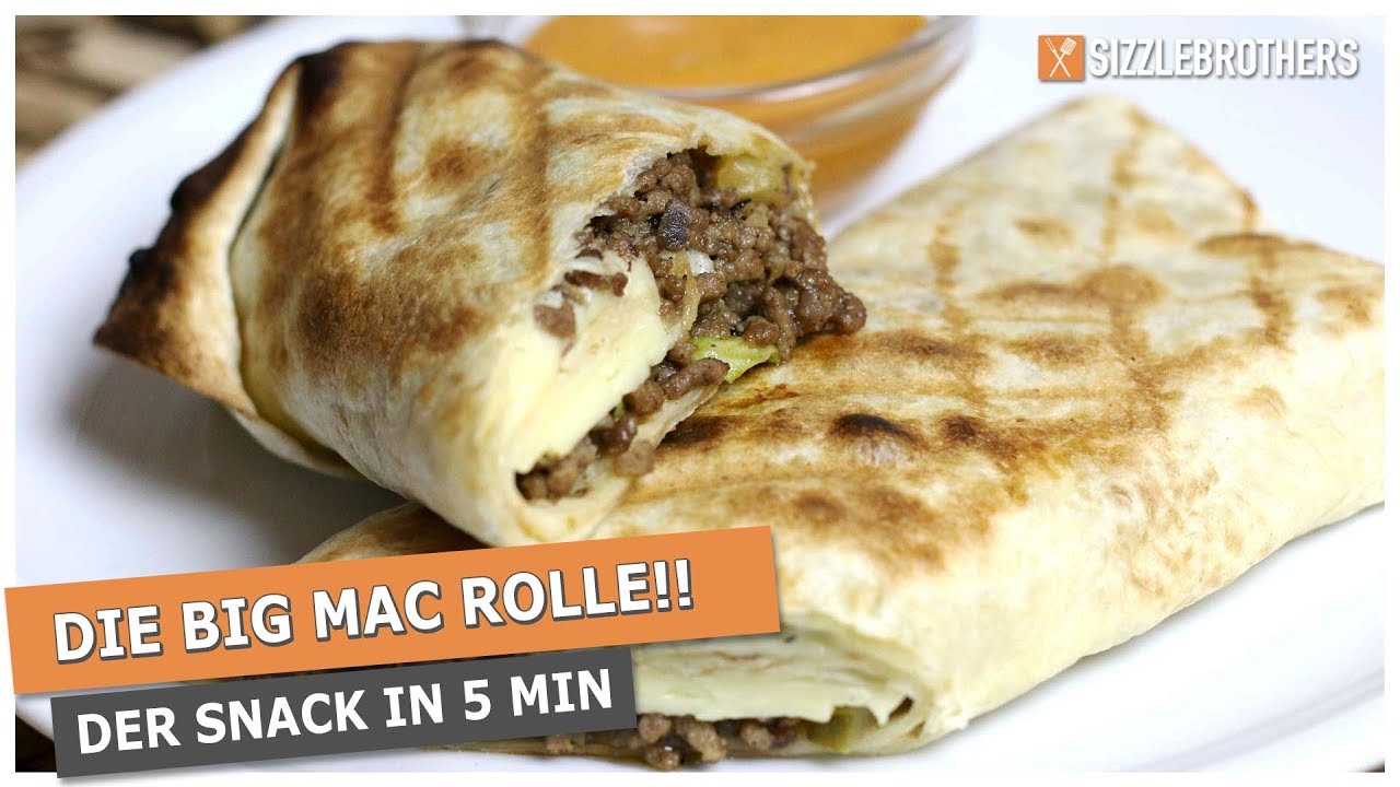 Big Mac Rolle - Die geile Burger Alternative in 10 Minuten! grillrezepte vegan