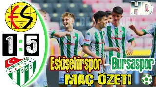 Eskişehirspor 1-5 Bursaspor Maç Özeti - Hd - 01052021