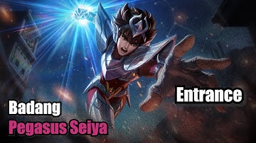 Badang Pegasus Seiya Skin Saint Seiya Entrance (4K) Mobile Legends #MOBILELEGENDS