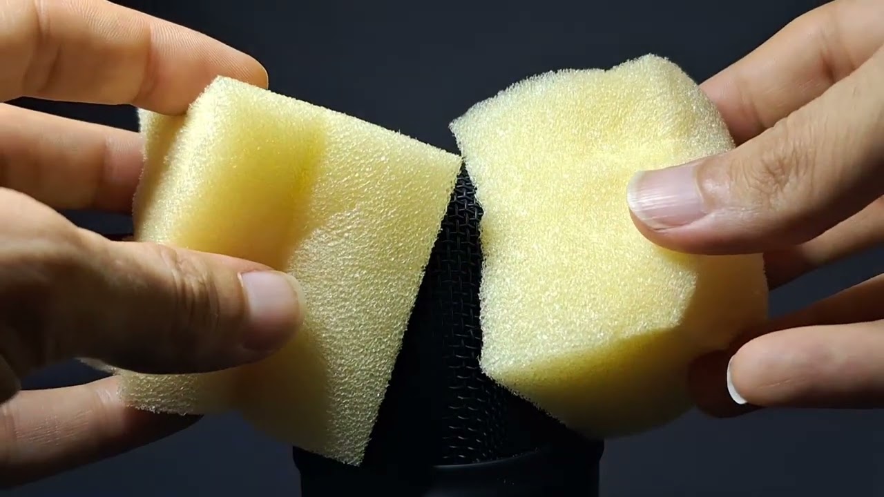 sponge asmr|sensitive sponge triggers|sponge sound