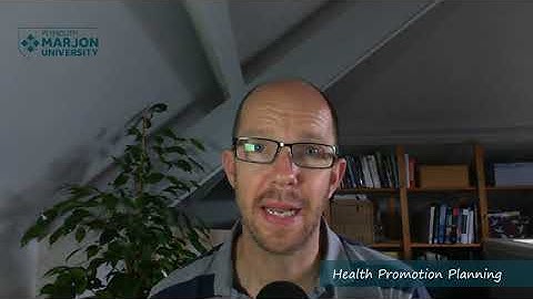 Health Promotion Planning Models