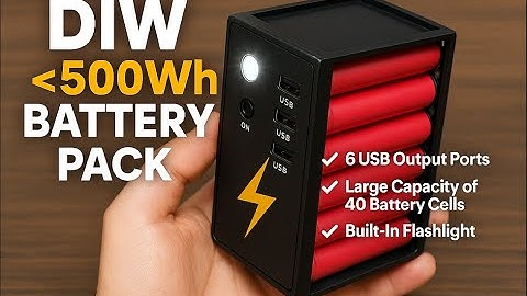 DIY 40x 18650 Power Bank Case – Build Your Own Massive Battery Pack! 🔋