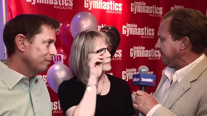 Tim Daggett & Elfi Schlegel NBC commentators @ the...
