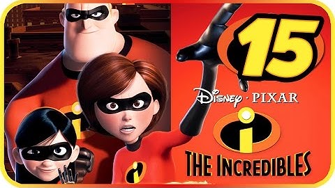 The Incredibles Walkthrough Part 15 (PS2, Gamecube, XBOX, PC) Movie Game Level 15
