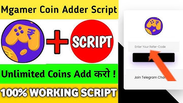 Mgamer Coin Adder Script | mgamer script | Mgamer app refer script | Mgamer | refer script today
