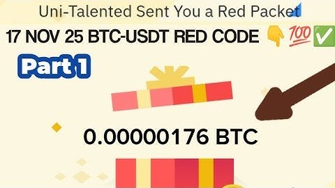 Binance Red Packet code in Binance Today Claim USDT BTC TON Red packet code 17 November 2025
