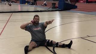 SHOT PUT DRILLS: Seated Releases w/ Ryan Whiting