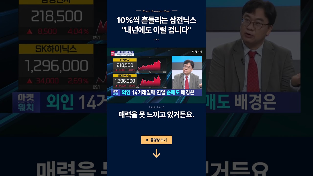 삼전닉스가 지금 찬밥 신세인 이유|신환종 한국투자증권 고문