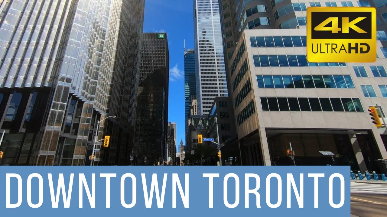 Toronto Driving 4K: Downtown, Yonge Street, Dundas Street. - YouTube