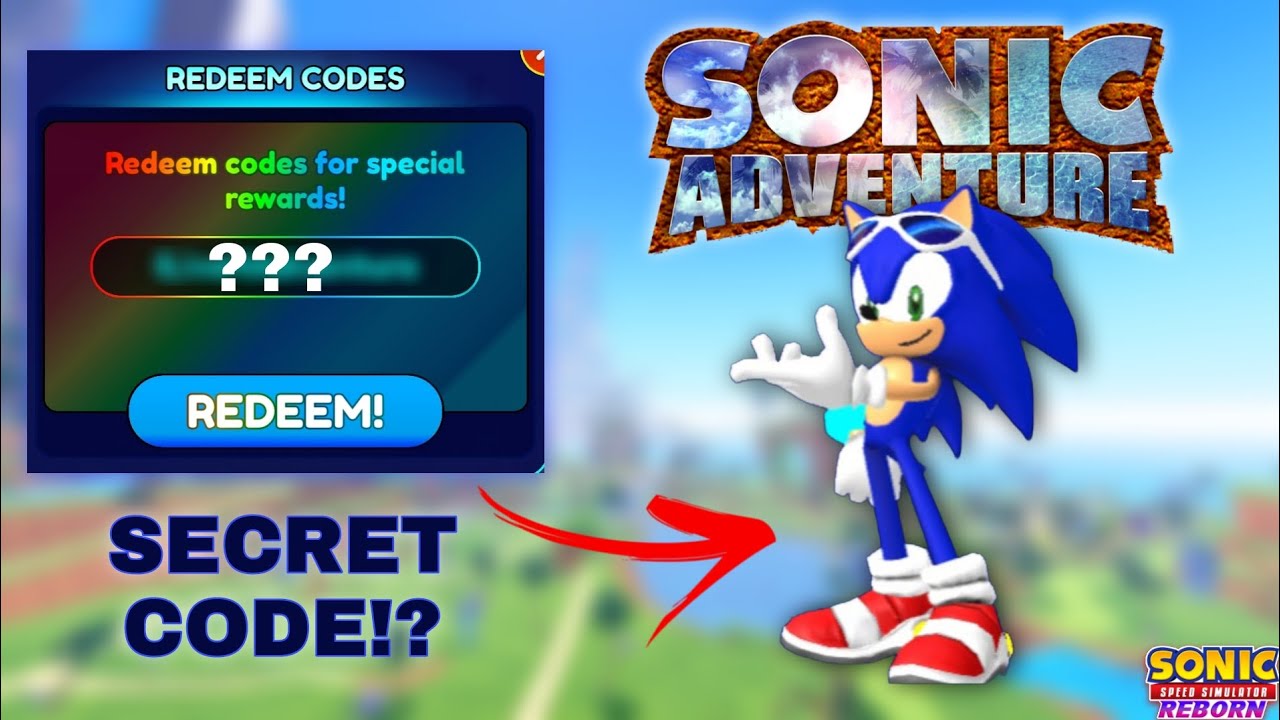 New CODE For Adventure Sonic Skin! (Sonic Speed Simulator) 