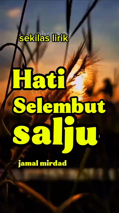 lagu hati selembut salju jamal mirdad #jamalmirdad #shortsindonesia#lagukenangan#fypindonesia#alyaa