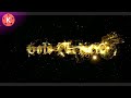 How to make Golden Particles Intro Made With Kinemaster - Pixellab, Kinemaster Tutorial