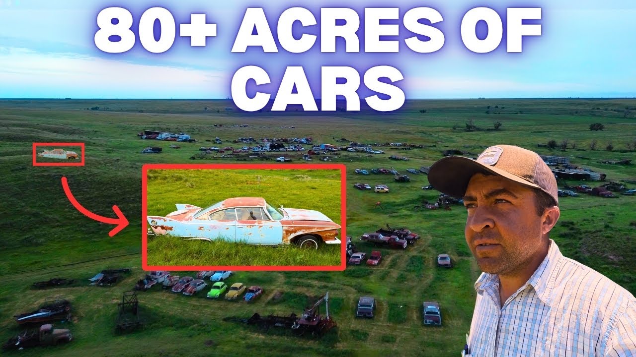 Once in a Lifetime Auction with ACRES of Old Cars, Trucks, & More Hidden in the Rural Kansas Hills!